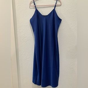 Banana Republic Factory Blue Midi Dress